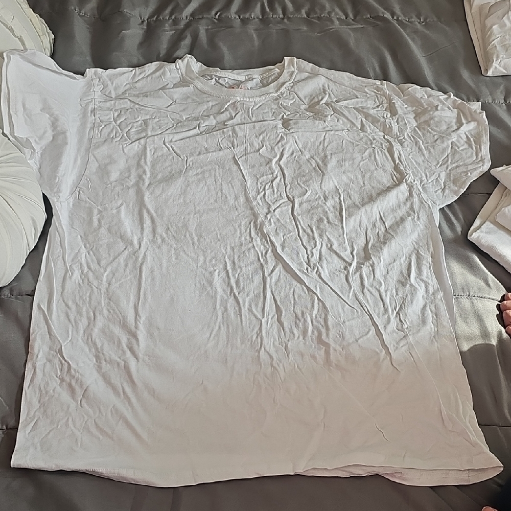 Hanes White Short Sleeve Tee